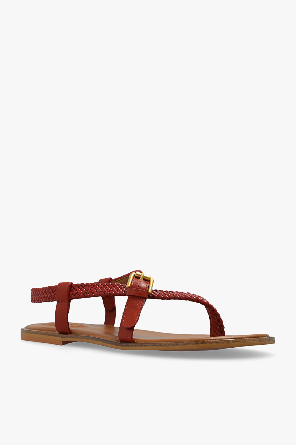 【SEE BY CHLOE】nola woven faux レザー and レザー サンダル See by Chloé Nola Sandals | Shopbop